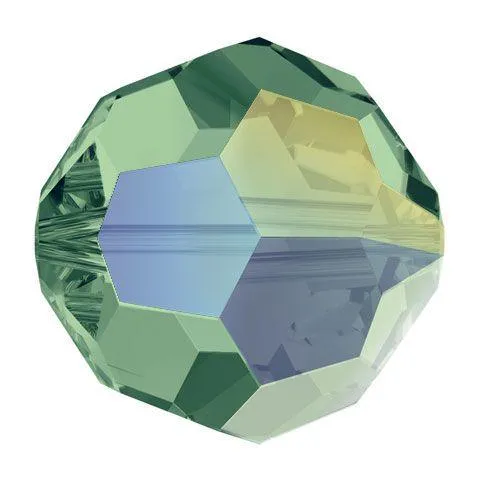 Swarovski 4mm Round - Erinite AB (10 Pack)