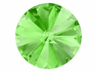 Swarovski Peridot 1122 Rivolis 16mm - Gold Foil Back Austrian