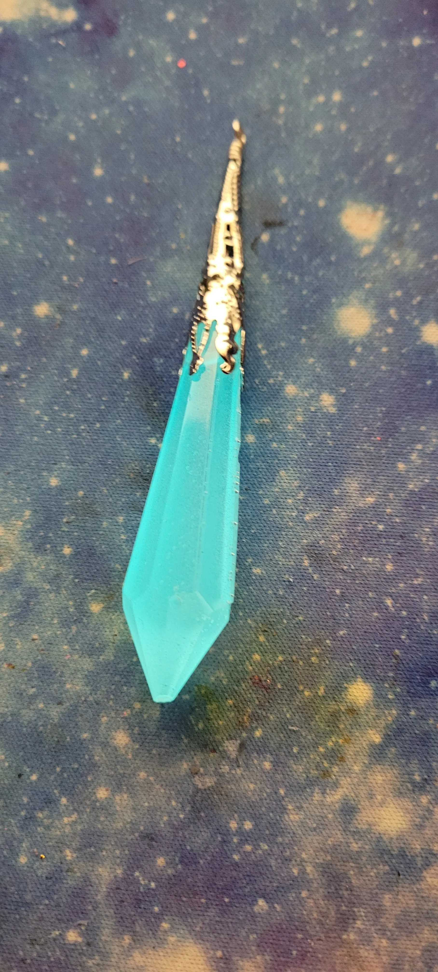 Teardrop Sky Blue Pendant