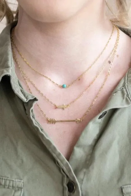 Tiny Turquoise Necklace