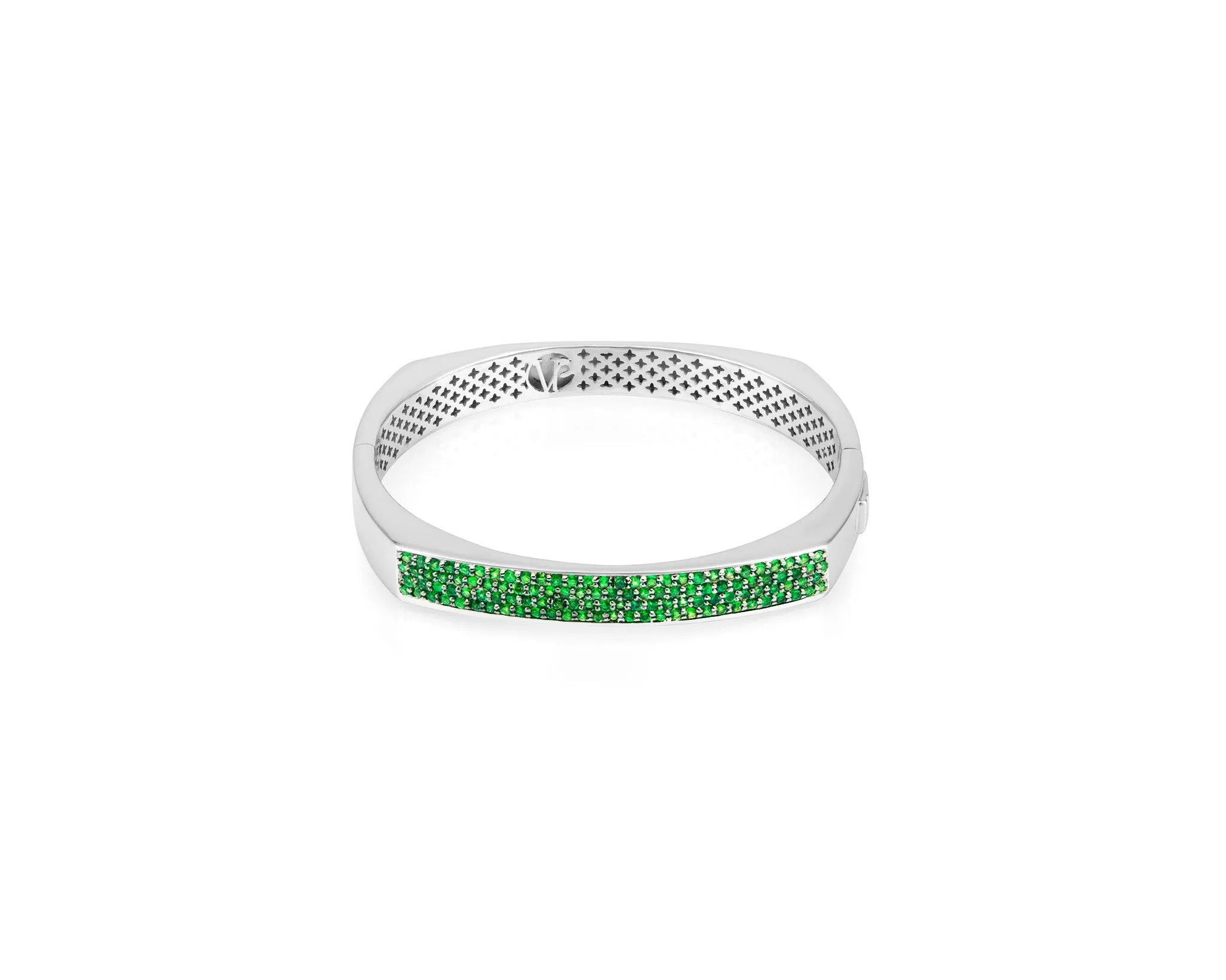 Toulouse Bangle 8mm 2.25 carat Tsavorite