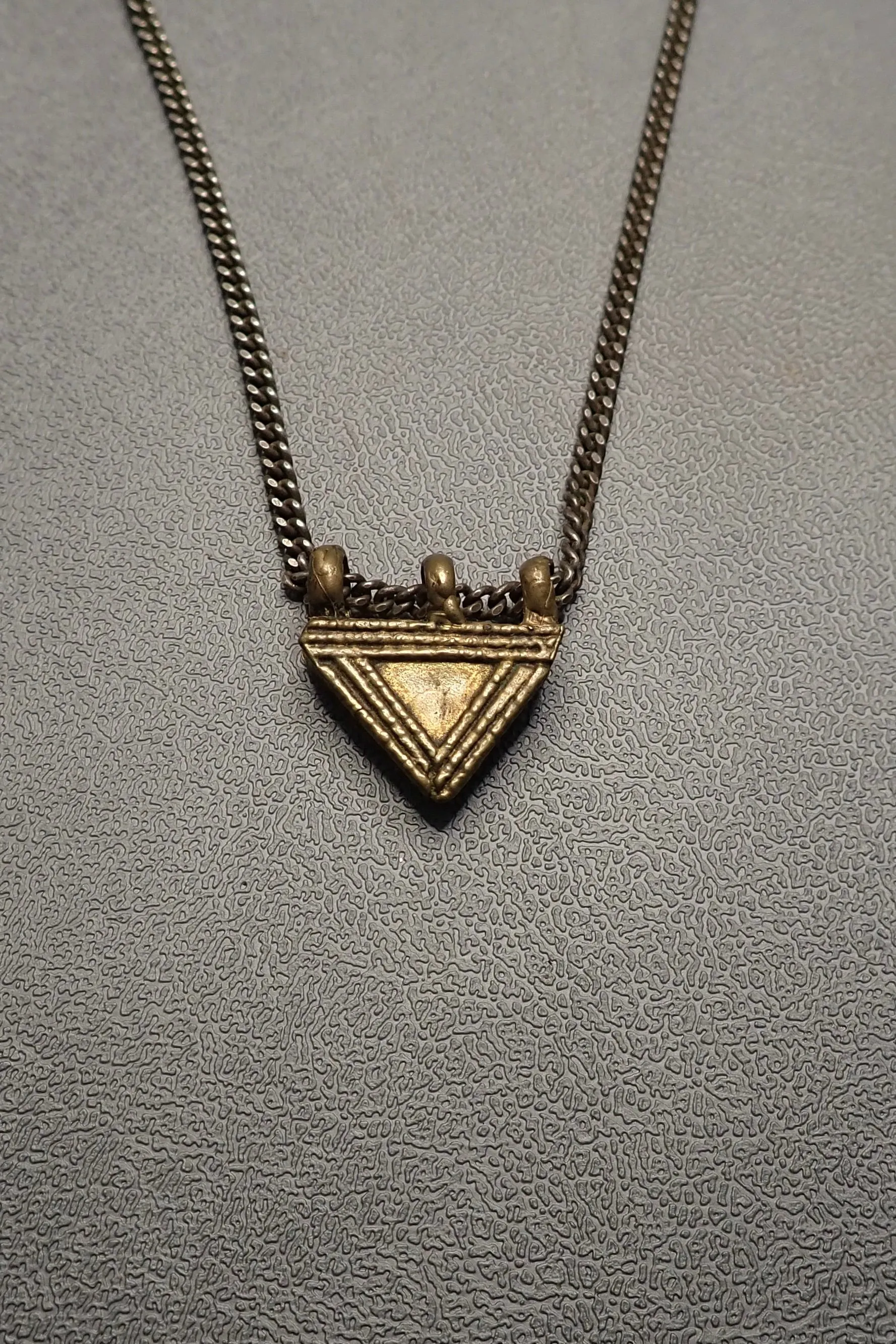 TRIANGLE PENDANT - two made