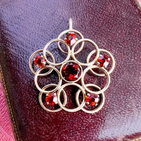 Vintage Garnet Pendant