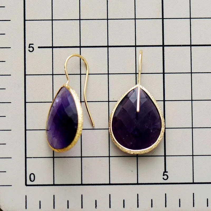 Yuriyawi Tigers Eye Drop Earrings