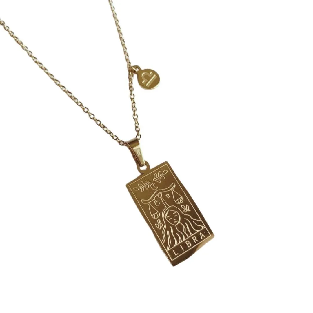 Zodiac Card Necklace